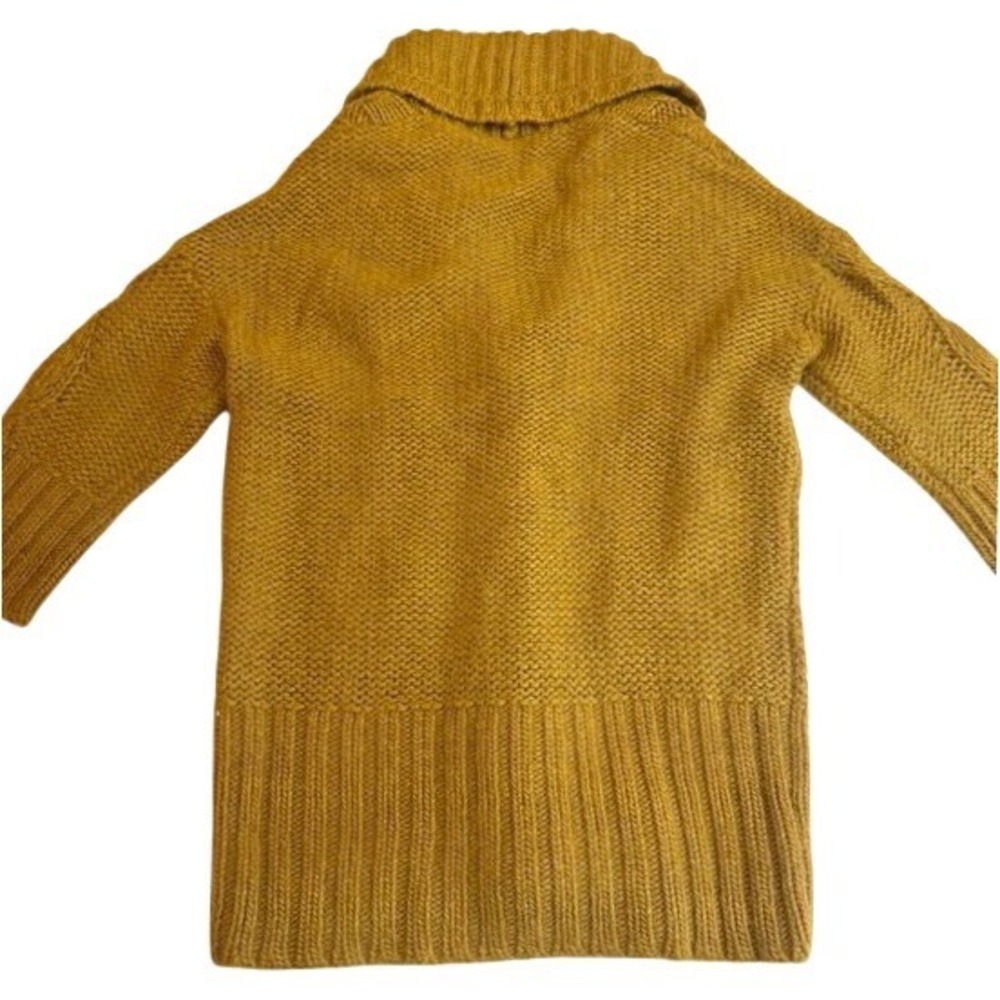 LOFT Ann Taylor Oversized Chunky Cable Knit Cardigan Sweater Womens S Wool Cozy - Picture 10 of 12